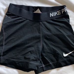 small black nike pro spandex